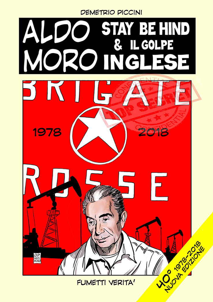 copertina del fumetto Aldo Moro