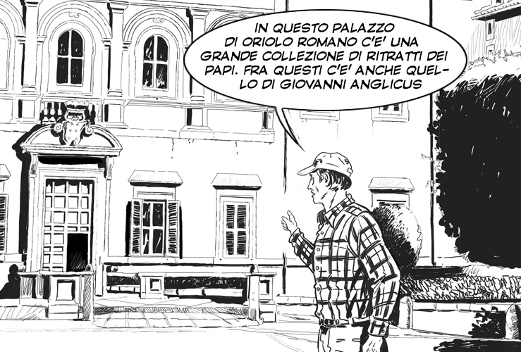 Oriolo Romano-collezione di ritratti dei Papi