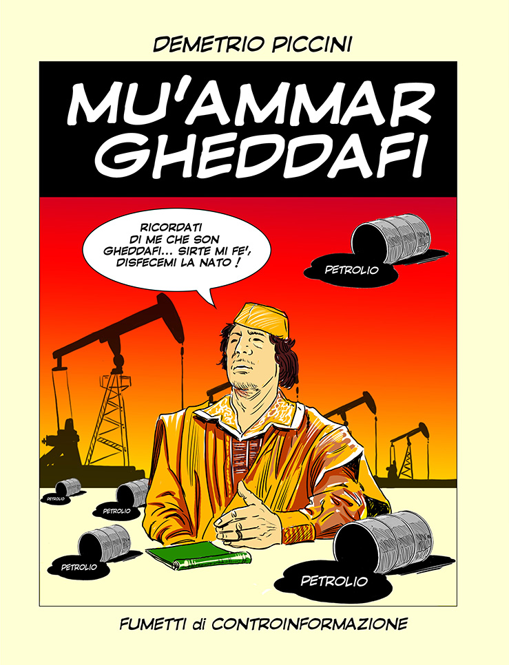cover di Gheddafi