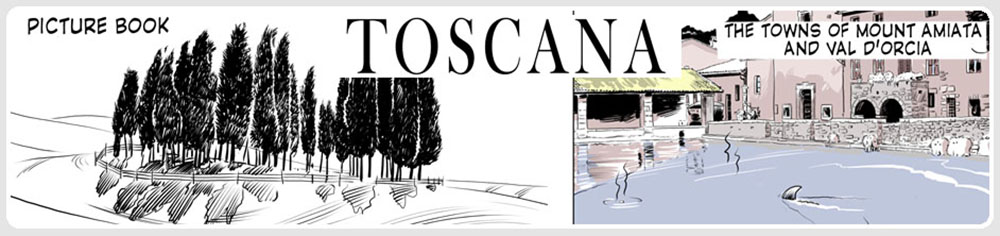 immagine della Val d'Orcia- Toscana
